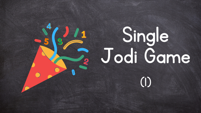 Satta Single Jodi